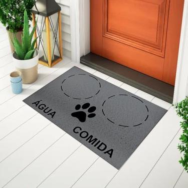 Imagem de Tapete Para Agua E Comida Divertido Capacho Pet - Hora Do Lanche Ca228