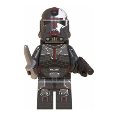 Imagem de Hunter Bad Batch Force 99 Star Wars Boneco Blocos De Montar