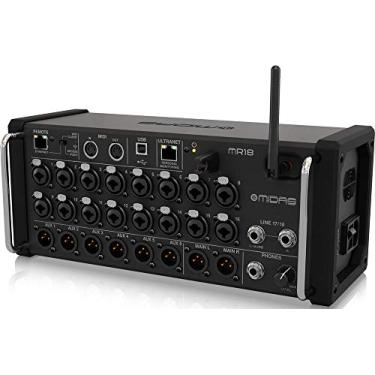 Imagem de Midas Mixer digital de 18 entradas para tablets iPad/Android com 16 pré-amplificadores MIDAS PRO, módulo Wi-Fi integrado e interface de áudio USB multicanal (MR18)