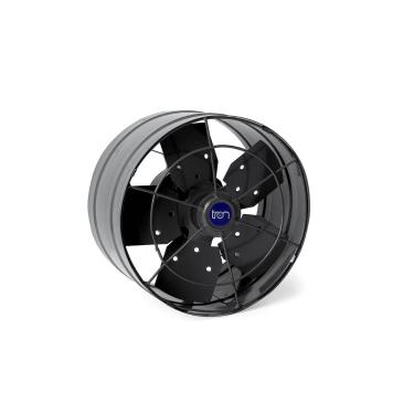 Imagem de Ventilador/Exaustor Axial Industrial para Churrasqueira Grafite 250mm Bivolt