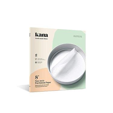 Imagem de (20cm , Baking Round) - KANA Parchment Paper Baking Circles - 100 Pre-Cut Round Parchment Sheets for Baking Cakes, Cooking, Cookies, Cookies, Pastries, Dutch Oven, Air Fryer, Cheesecakes, Tortilla Press (20cm )
