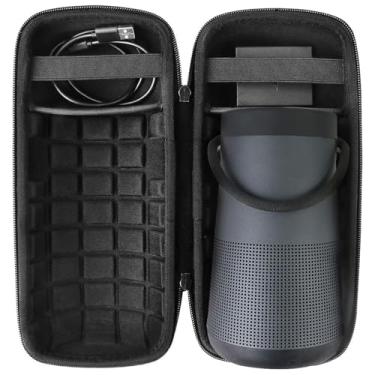 Imagem de khanka Estojo rígido de viagem de substituição para alto-falante Bose SoundLink Revolve+ / Revolve+ (Série II) portátil e de longa duração Bluetooth 360, apenas capa