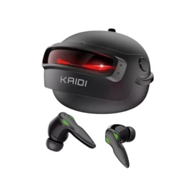 Imagem de Fone De Ouvido Bluetooth 5.3 TWS Modelo Gamer Com Estojo De Carregamento Cor Preto