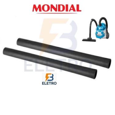 Imagem de 2 Tubos Prolongadores para Aspirador de Pó Mondial Hepa Turbo 2000 AP1