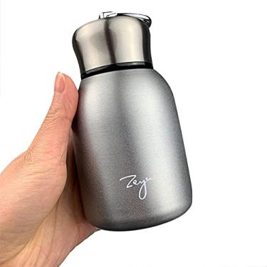 Imagem de Garrafa térmica portátil à prova de vazamento, moderna, leve, de aço idável, para água, para homens, mulheres, escritório, escola (300ml/10oz, várias cores opcionais)
