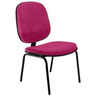 Imagem de Cadeira Diretor Fixa para Escritório Linha Uno Rosa - Design Office Mó