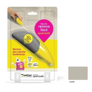 Imagem de Revitalizador De Rejuntes 120ml Renova Fácil Cores Quartzolit, Corda