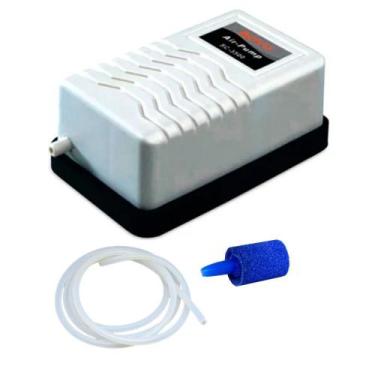 Imagem de Compressor Oxigenador Sc-3500 P Aquários C/ Mangueira Pedra 110V - BOY