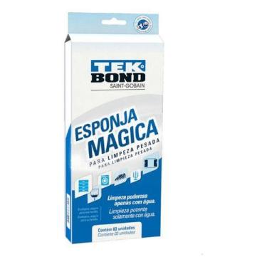Imagem de Kit C/ 03 Esponja Magica Tekbond - Limpeza Pesada -