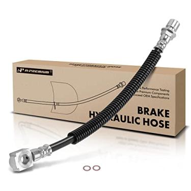 Imagem de A-Premium Mangueira hidráulica do freio dianteiro do motorista ou do passageiro compatível com modelos selecionados Chevy e GMC - Blazer 2000-2005, Jimmy 2000-2001 - Substituição # 15158651