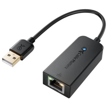 Imagem de Cable Matters Adaptador Gigabit USB para Ethernet para console de jogos e laptops, adaptador Ethernet para NS, USB 3.0 para rede 10/100/1000Mbps, não compatível com macOS