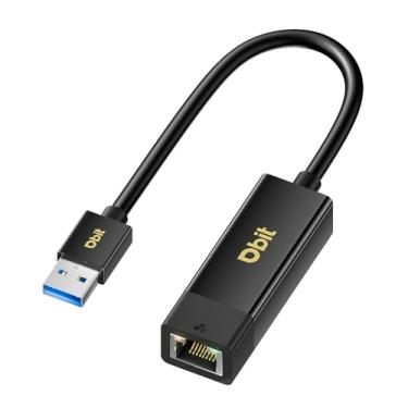 Imagem de DBIT Adaptador de rede LAN USB 3.0 para Gigabit Ethernet, adaptador de Internet RJ45 compatível com MacBook, Laptop PC com Windows, XP, Vista, Mac, Linux, Nintendo Switch