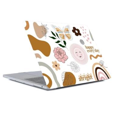 Imagem de Yicomon Compatível com MacBook Air 15 polegadas 2023 chip M2 modelo A2941, capa rígida de plástico para Mac Air 15 com Touch ID (2023) - desenho Morandi