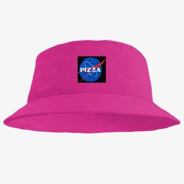 Imagem de Chapéu Bucket Hat Estampado Pizza - MP Moda Masculina, Único, Pink