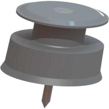 Imagem de Kit c/ 50 roldana 30 x 30 c/ prego - SAMPIET, Cinza, Bivolt