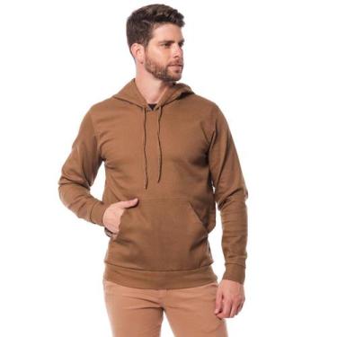 Imagem de Casaco Masculino Macaw Sarja Lycra Linha Premium, GG, Caramelo