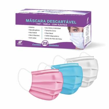Imagem de Mascara Descartável Caixa Lacrada 25 Unidades Profissional - Poli Indu