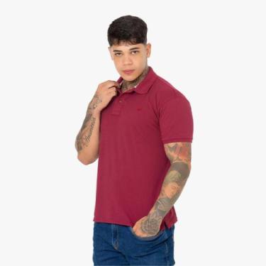 Imagem de Camisa Polo Masculina Ridens Desconto Exclusivo Super Oferta , GG, Bor