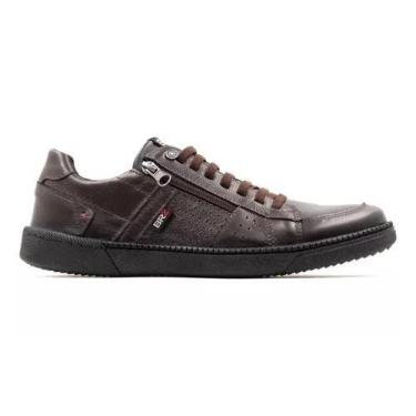 Imagem de Sapatênis Casual Footwear Confort Material Legitimo - BR2, 41, Café