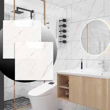 Imagem de Placa Adesiva Marmore 3d Auto Colante Parede 60x60cm Luxo - Triboshop