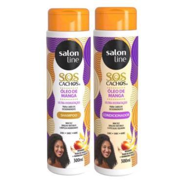 Imagem de Shampoo + Condicionador Salon Line Sos Cachos Óleo de Manga 300ml