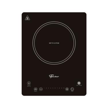 Imagem de Fogao Cooktop Fischer 1 Boca Por Inducao Portátil Touch Screen Mesa Vitrocerâmica - 127V