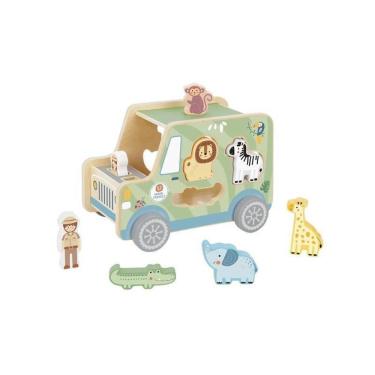 Imagem de Brinquedo Didático Jipe Safari Tk960 Com 9 Peças