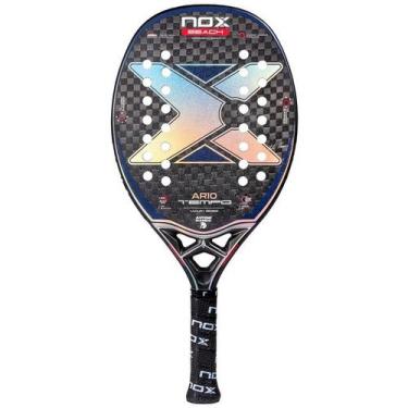 Imagem de Raquete de Beach Tennis Nox AR10 Tempo Carbono 12 k, Carbono 12 K