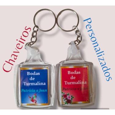 Imagem de Chaveiros (bodas de turmalina) - Andfer Estamparia, azul
