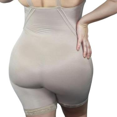 Imagem de Body Amamentação Alta Compressão Tecido Cetinete Pós Parto - Fanáticos