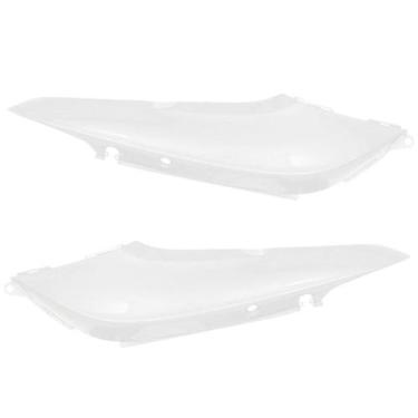 Imagem de Tampa Lateral Carenagem Cromo Forte Moto Honda Biz+ 125 Ex 2011 a 2017