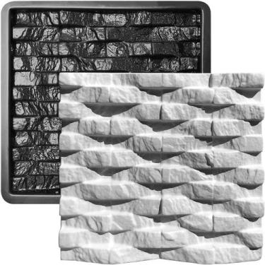 Imagem de Forma 3D Gesso e Cimento ABS - Dunas pedra 30x30 - Xmoldes Formas 3D