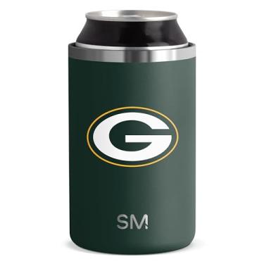 Imagem de Simple Modern NFL Green Bay Packers Cooler de lata isolado Ranger para latas padrão – cerveja, refrigerante, água brilhante e mais