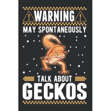 Imagem de Notebook With Gecko: Gecko Gift Leopard / 6x9 Inches / 120 graph Sites