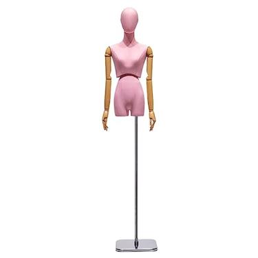 Imagem de Multiuso Manequim ajustável vestido de casamento manequim com suporte vestido feminino forma manequim torso braço possível para exibição de loja de janela Janela