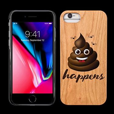 Imagem de CUBE Capa de celular para Apple iPhone 8/7/6s - Design Emoji Poop