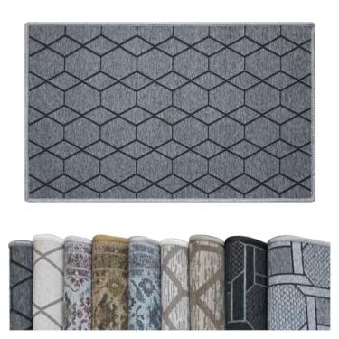 Imagem de 1 Tapete Lavanderia Antiderrapante Absorvente Js Fu 50x80 Vr (GRAFITE preto cinza claro...