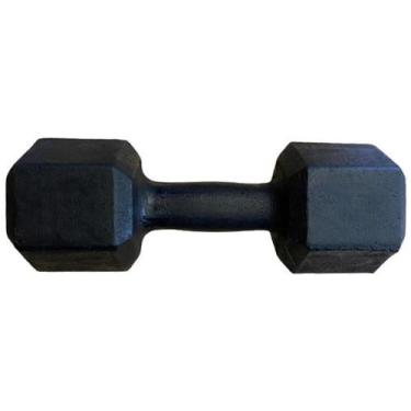 Imagem de Halter Sextavado Pintado 10Kg Academia Treino Musculação - Camarx