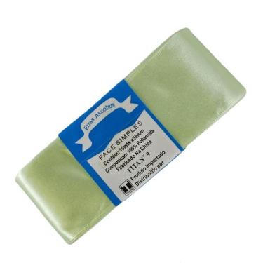 Imagem de Fita de Cetim Trader 38mm N9 com 10 Metros, COR 181 VERDE AGUA, 10 Met