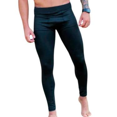 Imagem de Calça Térmica Segunda Pele Masculina Pitgol, GG, Preto