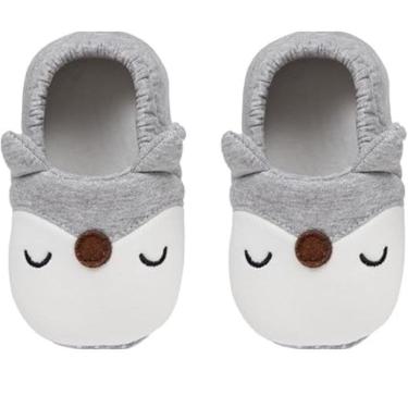 Imagem de Pantufa para Bebês Antiderrapante Super Macia Tamanho 16/17 Buba 