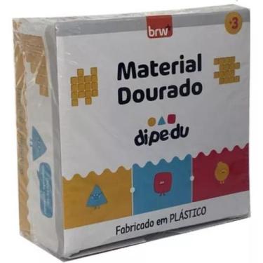 Imagem de Brinquedo Plastico Material Dourado 111 Pcs - Brw