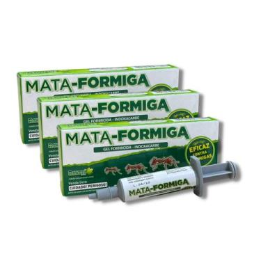 Imagem de Contra Formiga Kit 3 Unidades Isca Mata Formiga Gel 10gr - RAWELL QUÍM