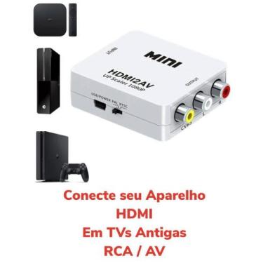 Imagem de Mini Adaptador Conversor De Hdmi Para Video Composto 3rca Av - OEM