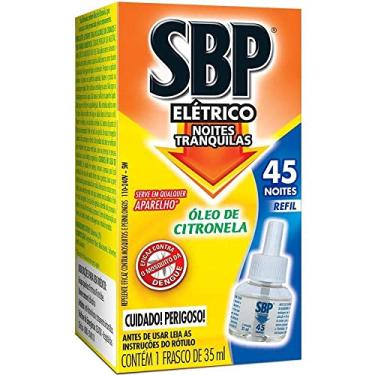 Imagem de SBP Repelente Elétrico Líquido 45 Noites Citronela Refil 1 unidade 35ml