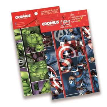 Imagem de Saco para Presente Avengers Sortido 30x44 cm Cromus Licenciado Marvel