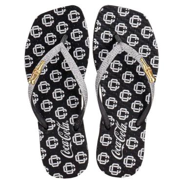 Imagem de Chinelo Feminino Carlo Square Coca-Cola Cc4326