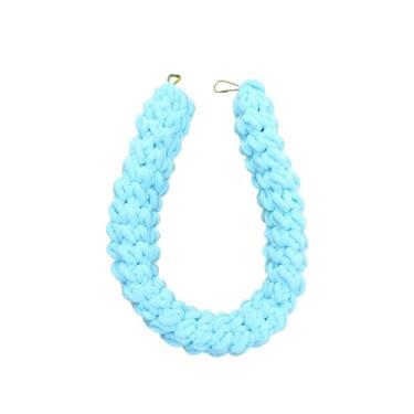 Imagem de WeiLaiKeQi Acessórios para a gaiola da gaiola de corda de escalada de hamster Funos de pássaros engraçados Bird -Bird Stand para cobaias Pig Pet Gifts periquyets, Azul