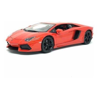 Imagem de Miniatura Lamborghini Aventador Lp 700-4 Laranja 1:18 Burago - Bburago