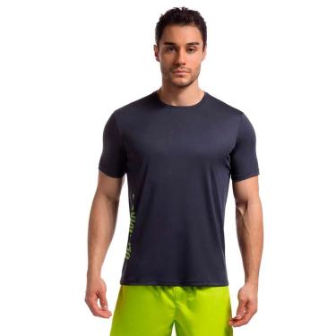 Imagem de Camiseta Olympikus Basic Logo Masculina Marinho e Lima